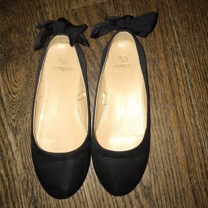 Crewcuts satin ballet bow flats 13